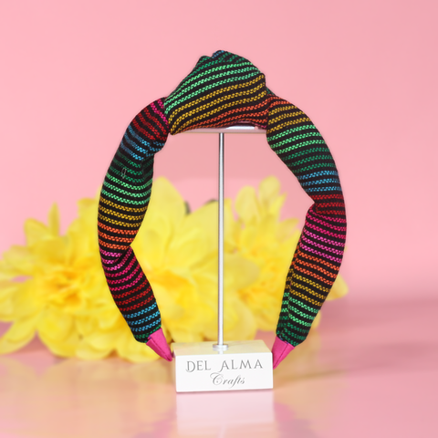 Mexi Knotted Headband-Stripes