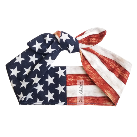 Patriotic Head Wrap T02